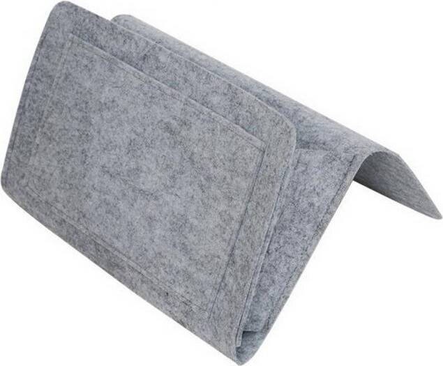 Dechoicelife Felt Bedside Gray Storage System