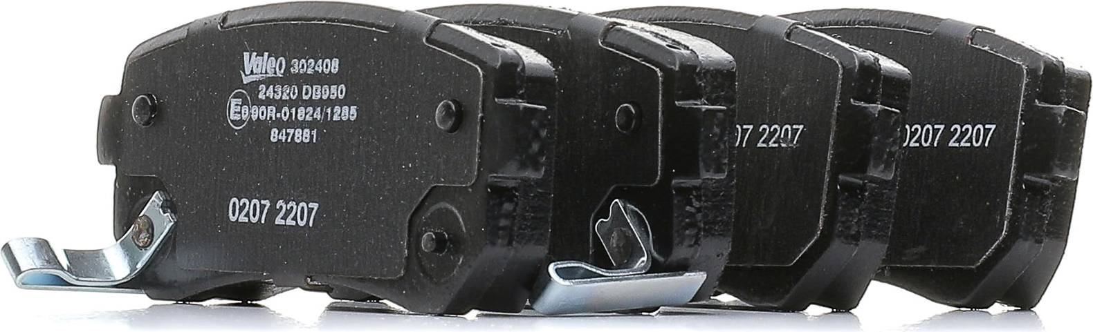 Valeo Brake Pad Set Essential Rear Axle