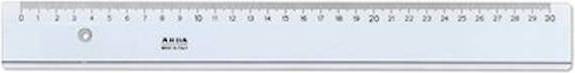 Transparent Ruler in Plastic 30cm
