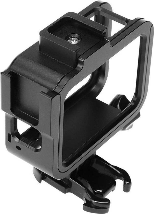 Metal Protective Case Shell Frame with Dual Cold Shoe Mount for GoPro Hero 8
