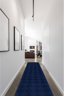 Garland Rug Diamond Large Black, Blue