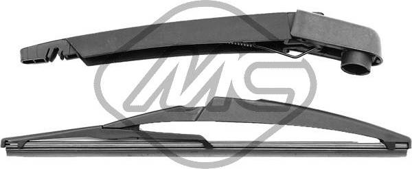 Wiper Arm Rear Rubber With Spring Strip