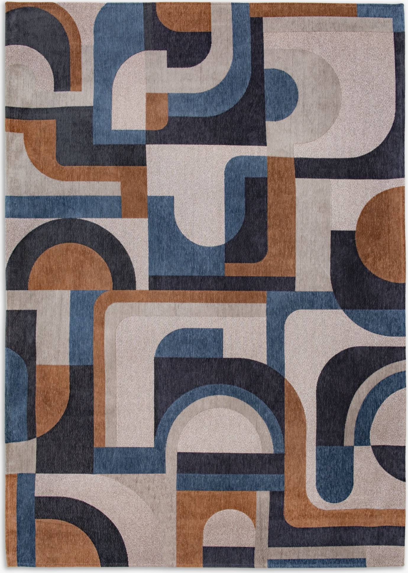Louis de Poortere Module Rug Brown