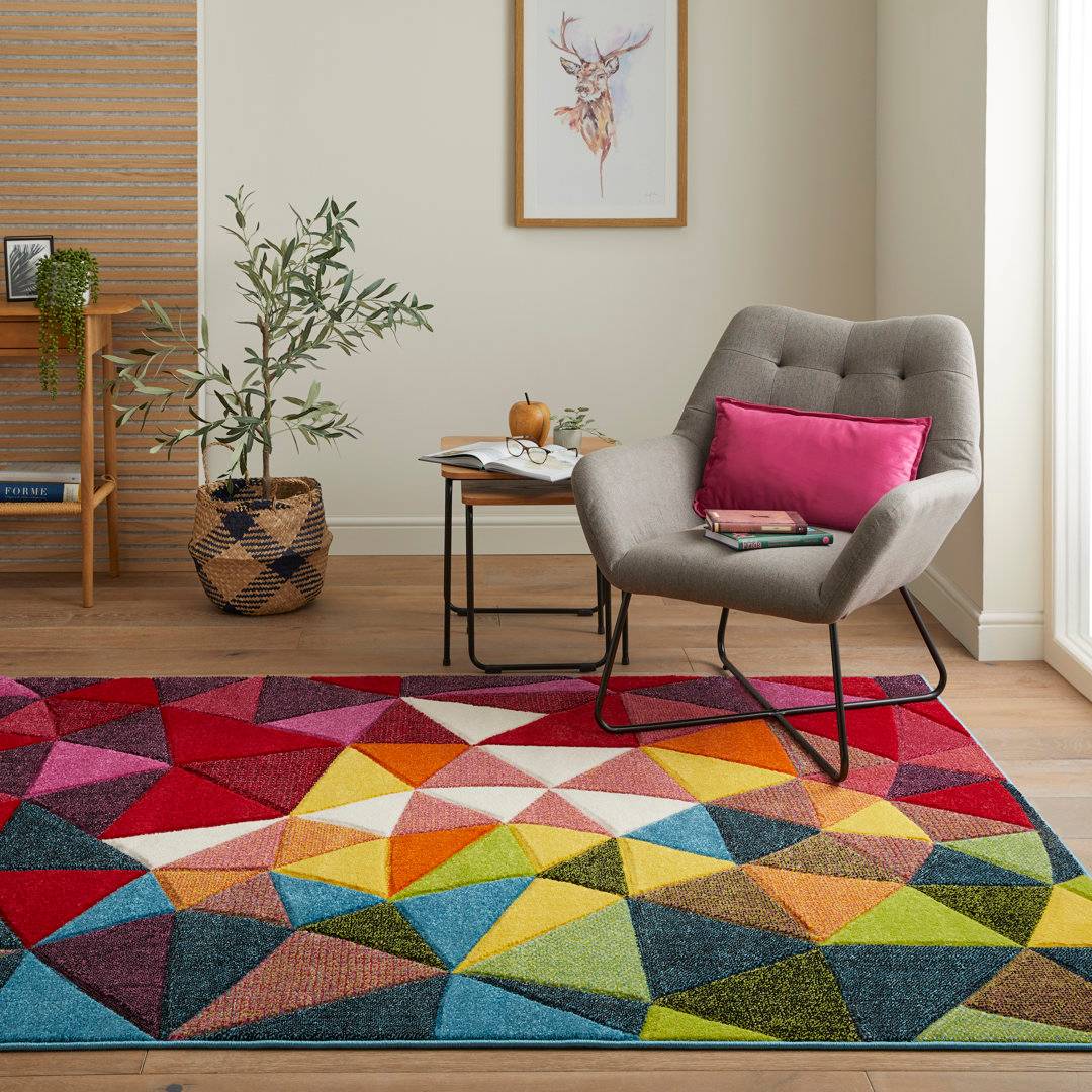 Concept Looms Red/Green Rug