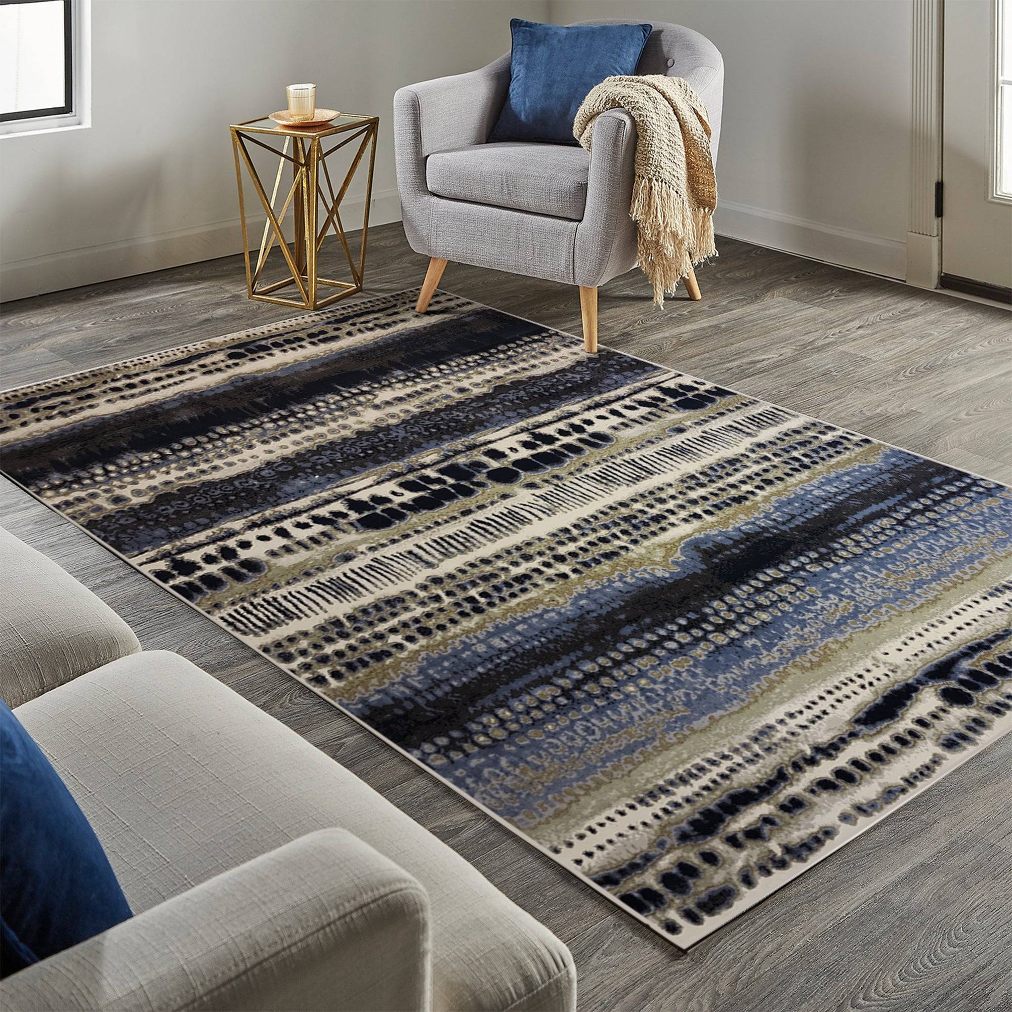 Batik Multicolour Abstract Rug 80x150 cm