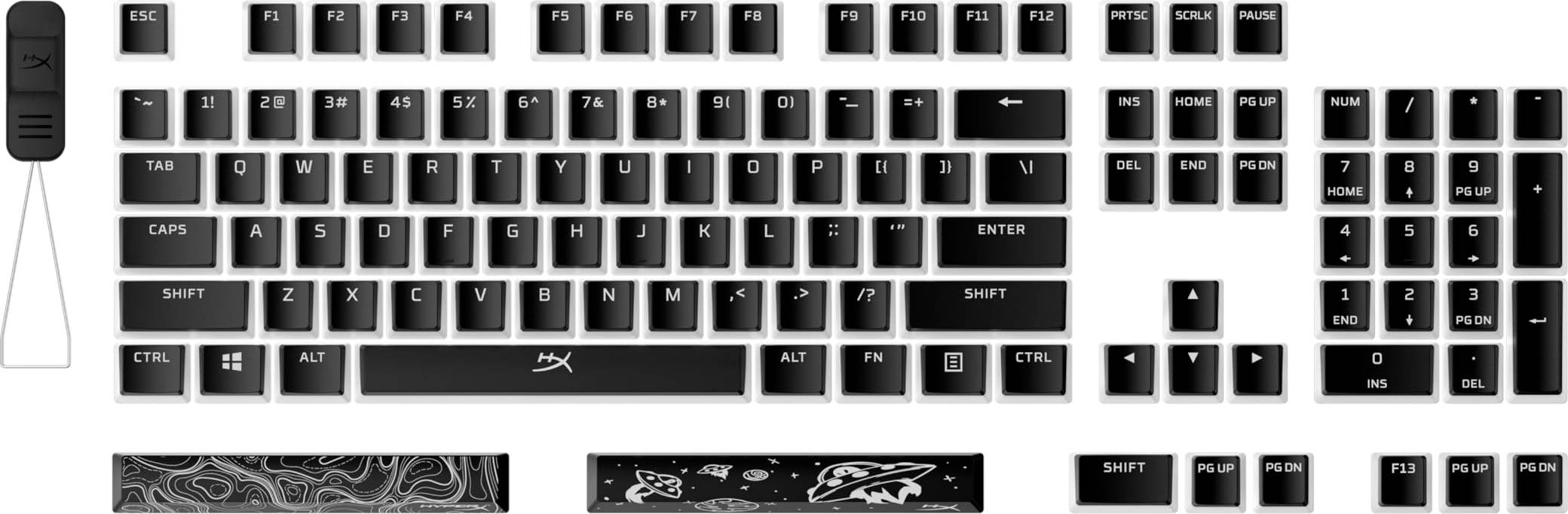 HyperX Black Pudding Keycaps 2