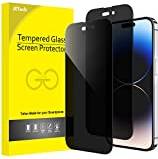 JeTech Privacy Full Coverage Screen Protector iPhone 14 Pro 6.1 Inch 2-Pack