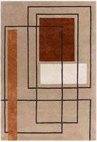 Asiatic Reef Rug Outline Brown