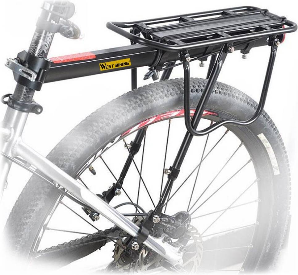 West Biking Adjustable Aluminum Alloy Rear Bike Rack