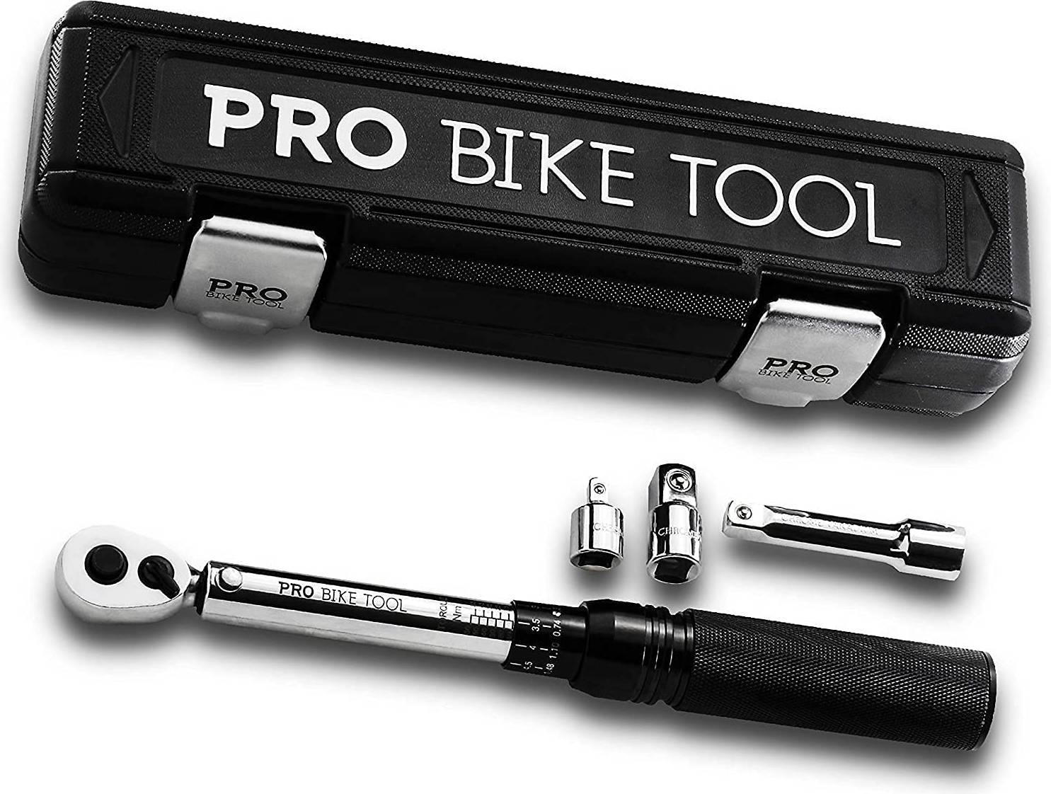 Pro Bike Tool 3/8 Inch Drive Click Torque Wrench Set