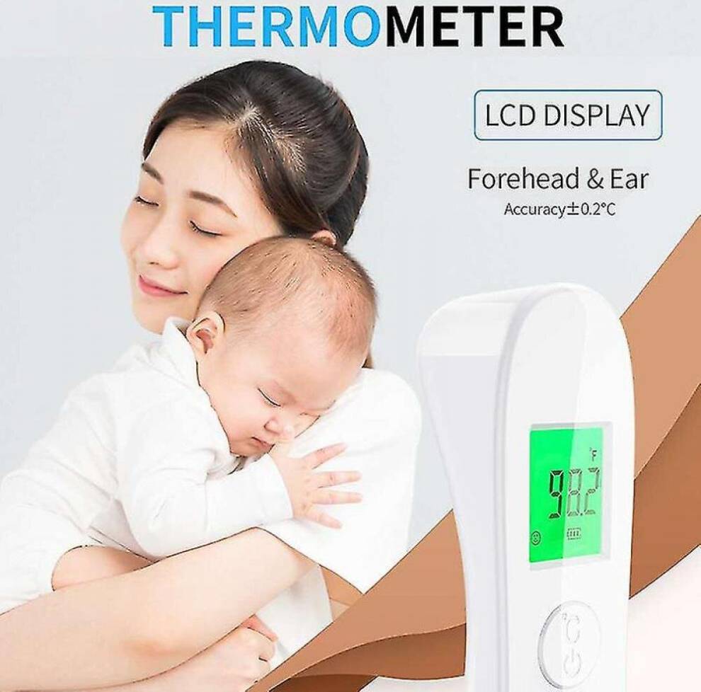 Thermometer body HKHBJS Handheld Infrared Thermometer Forehead Body Temperature Meter Lcd Display For Baby Adult