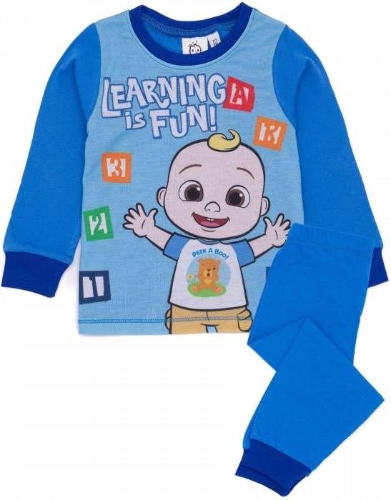 Learning Is Fun Pajamas Set - Blue