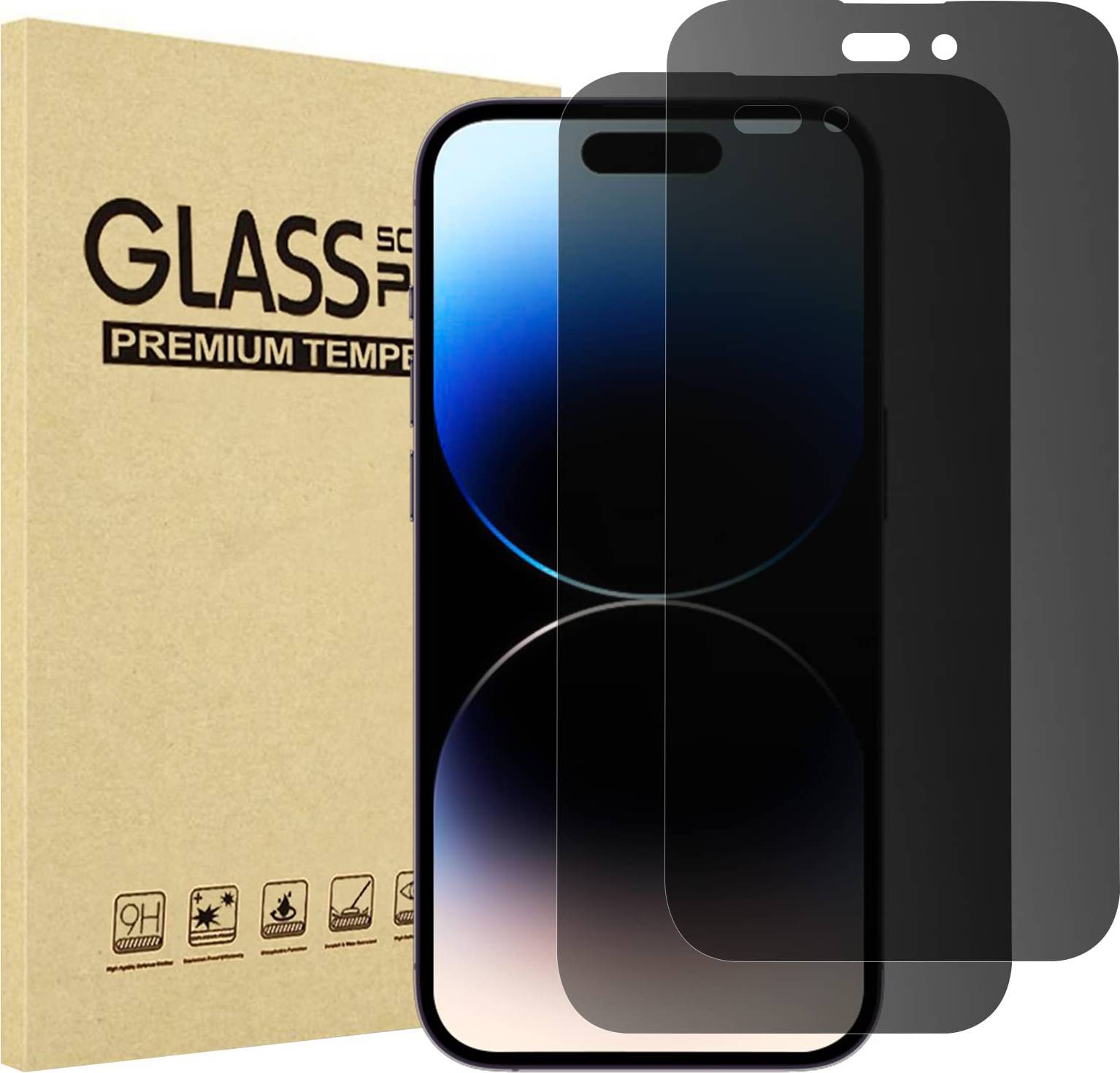 Procase For iPhone 14 Pro 2 Pack