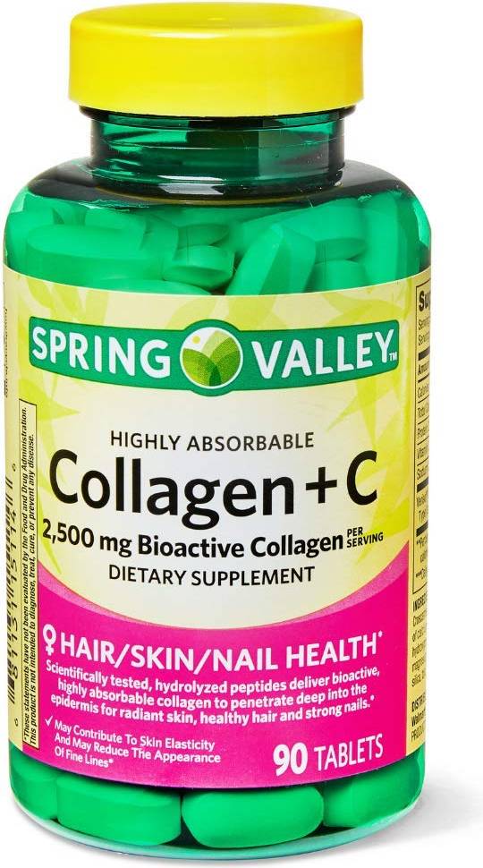 Collagen c Spring Valley Valley Highly Absorbable Collagen + C