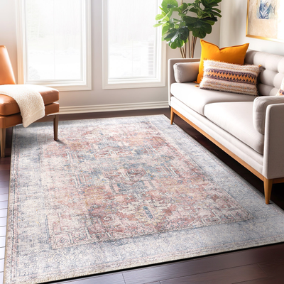 World Rug Gallery Vintage Red
