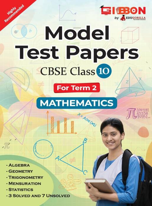 X com Walmart com Model Test Papers For CBSE Mathematics Class X Term 2 Paperback