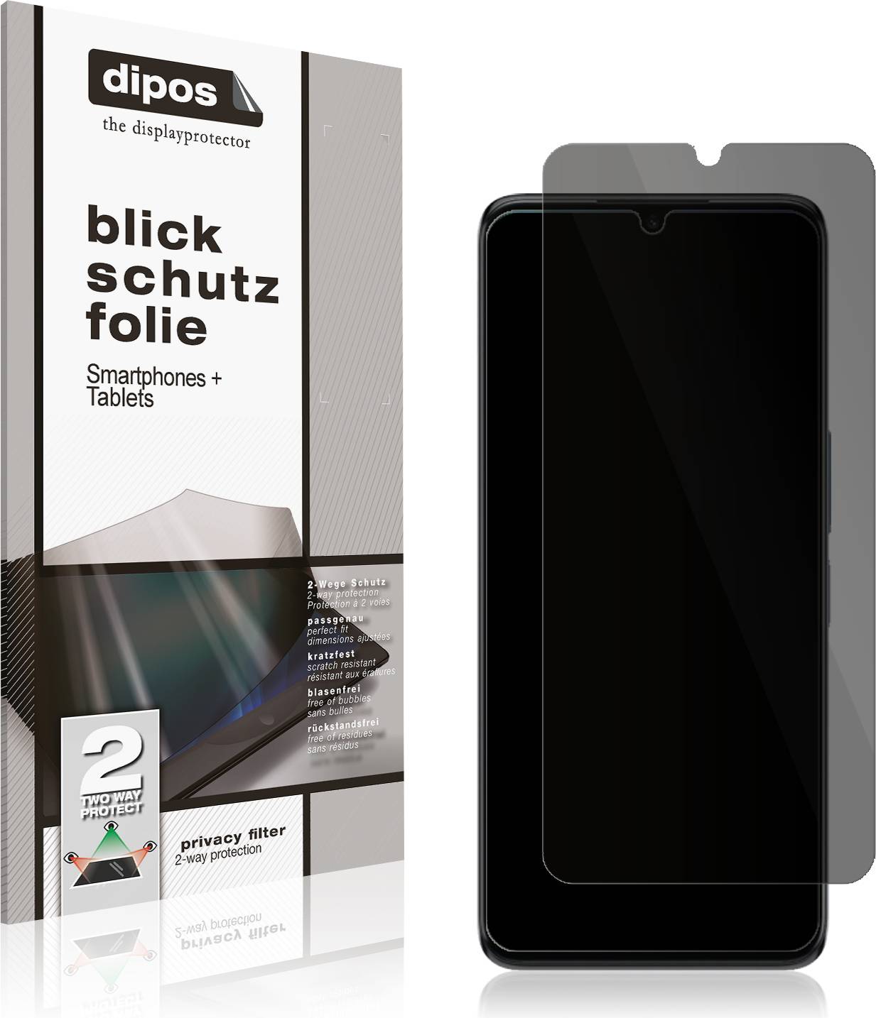 Dipos TCL 30 Plus 2-Way Screen Protector