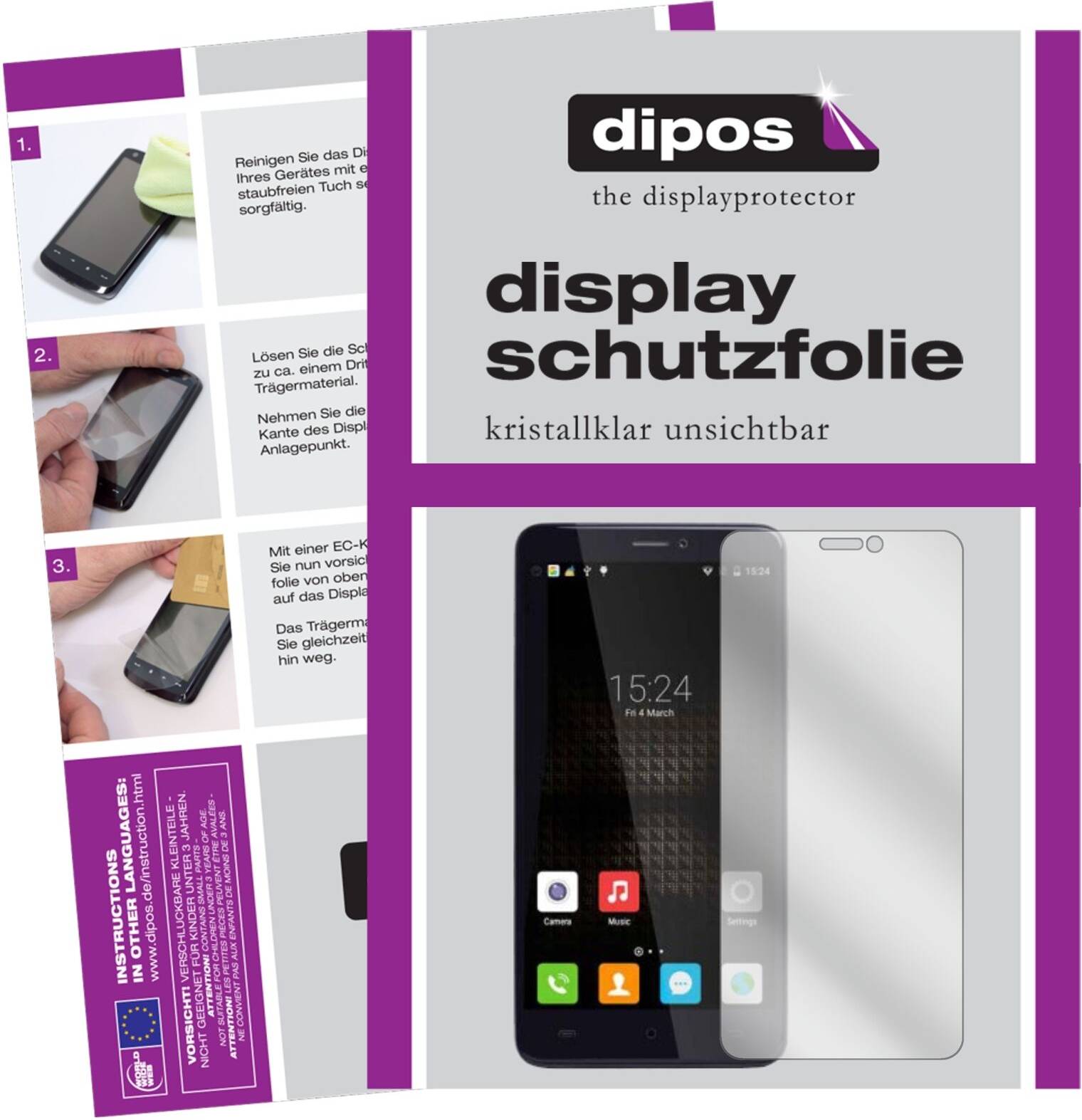 Dipos Screen Protector Cubot Max Crystal