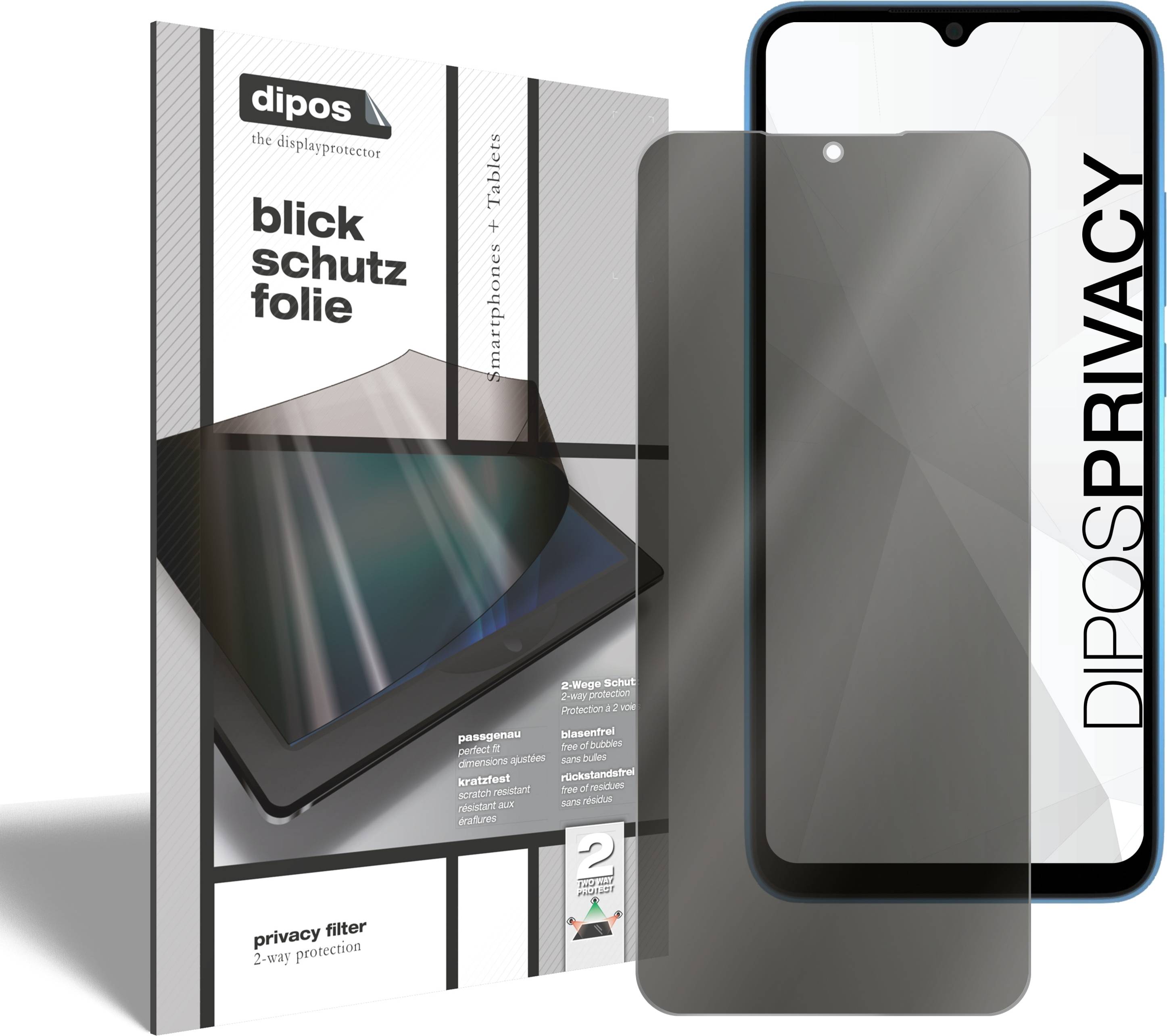 Dipos 2x Screen Protector Poco C31 Privacy Filter