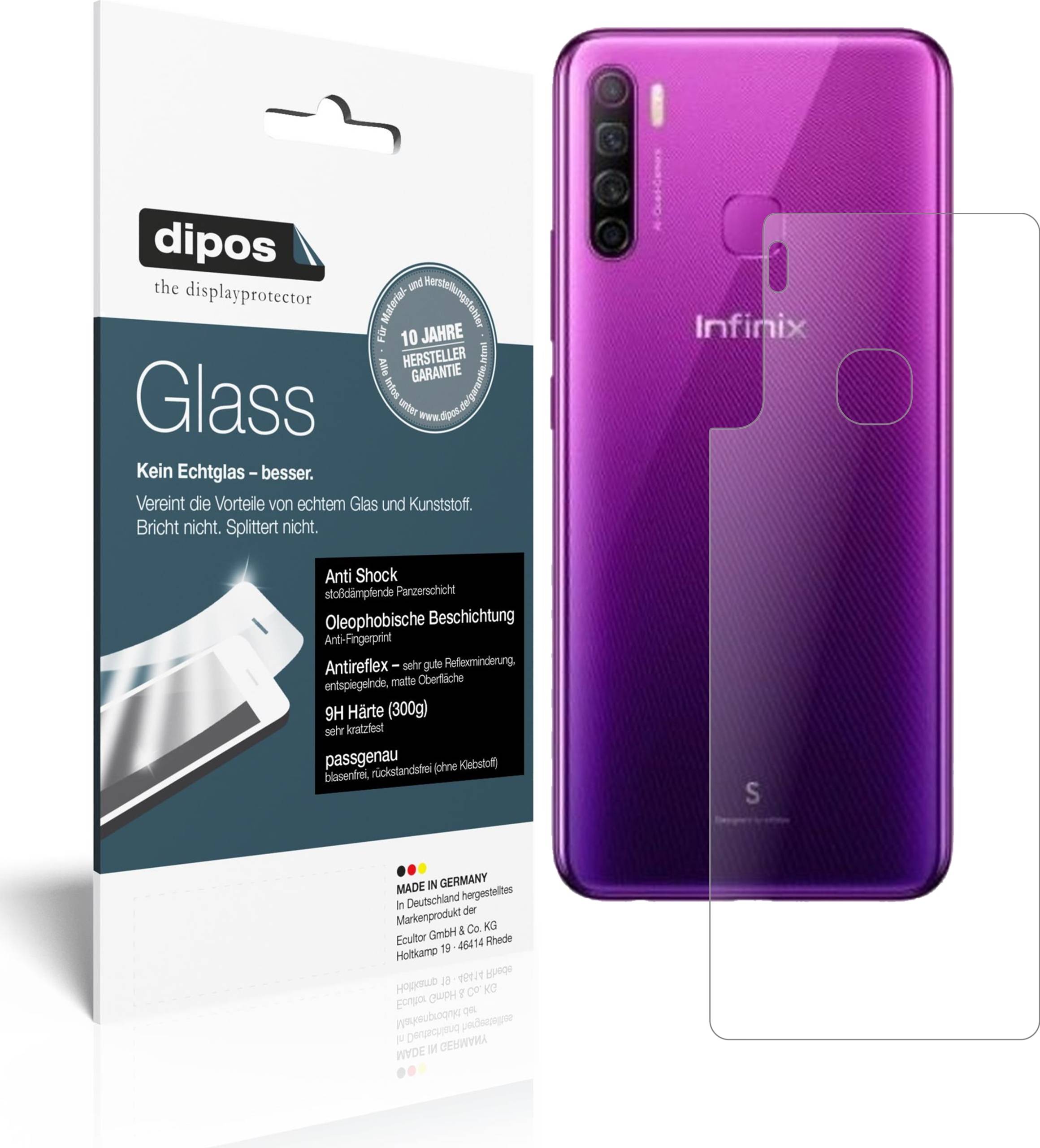 Dipos Infinix S5 Lite Back Matte Screen Protector