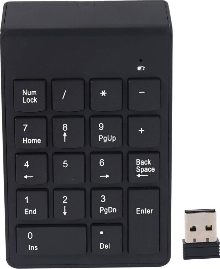 Keypad,18 Keys Wireless USB Number Pad 2.4G Mini
