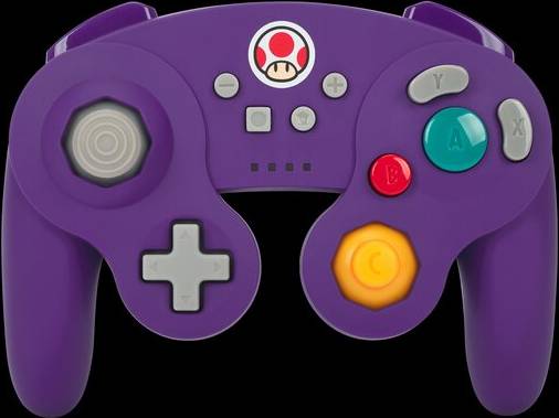 PowerA GameCube Style Wireless Controller for Nintendo Switch Toad
