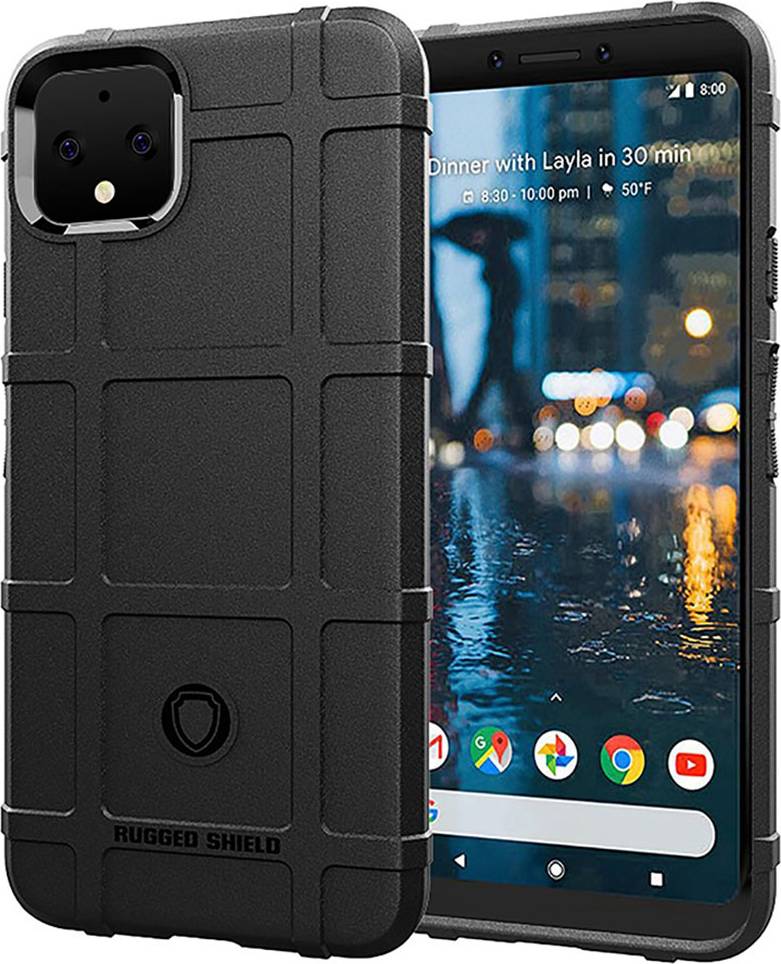 Google Rugged Shield Pixel 4 XL cover Sort