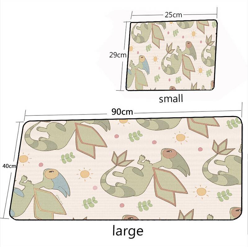 Dechoicelife 350X600X2MM 400X900MM Mouse Pad Anime Rabbit
