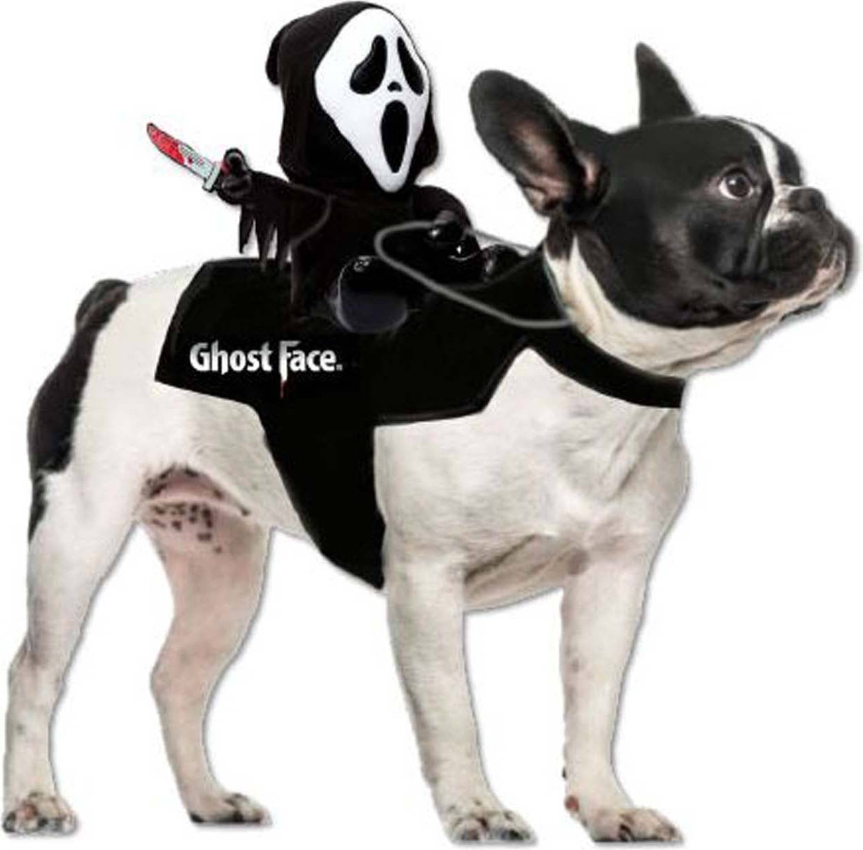 Ghost face costume Fun World Ghost Face Rider Vest for Pets