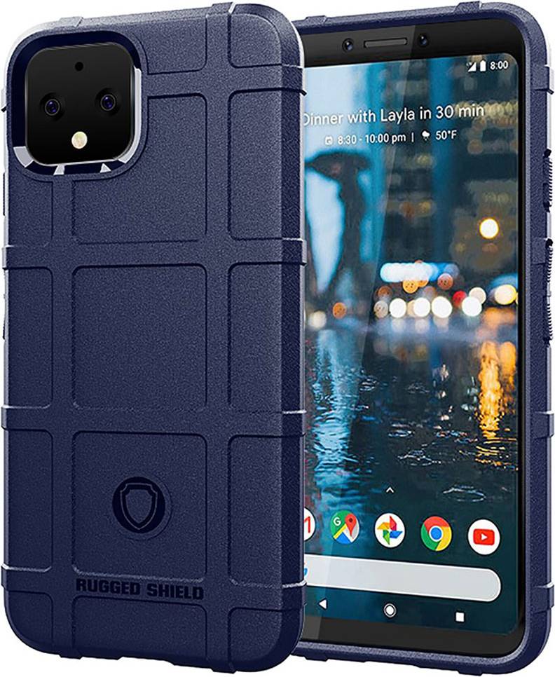 Google Rugged Shield Pixel 4 Case Blue
