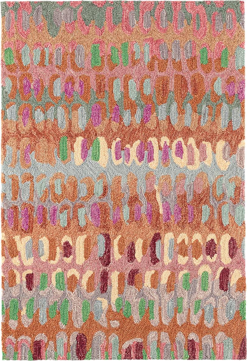 Dash and Albert Rugs Paint Chip Clay Hand Micro Multicolor
