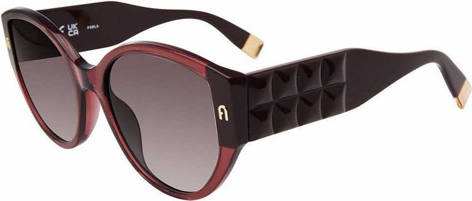 Furla SFU784 Solbriller - Transparent Deep Raspberry Pink