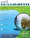 Math Mammoth Grade 4-B Worktext Canadian Version (Paperback)