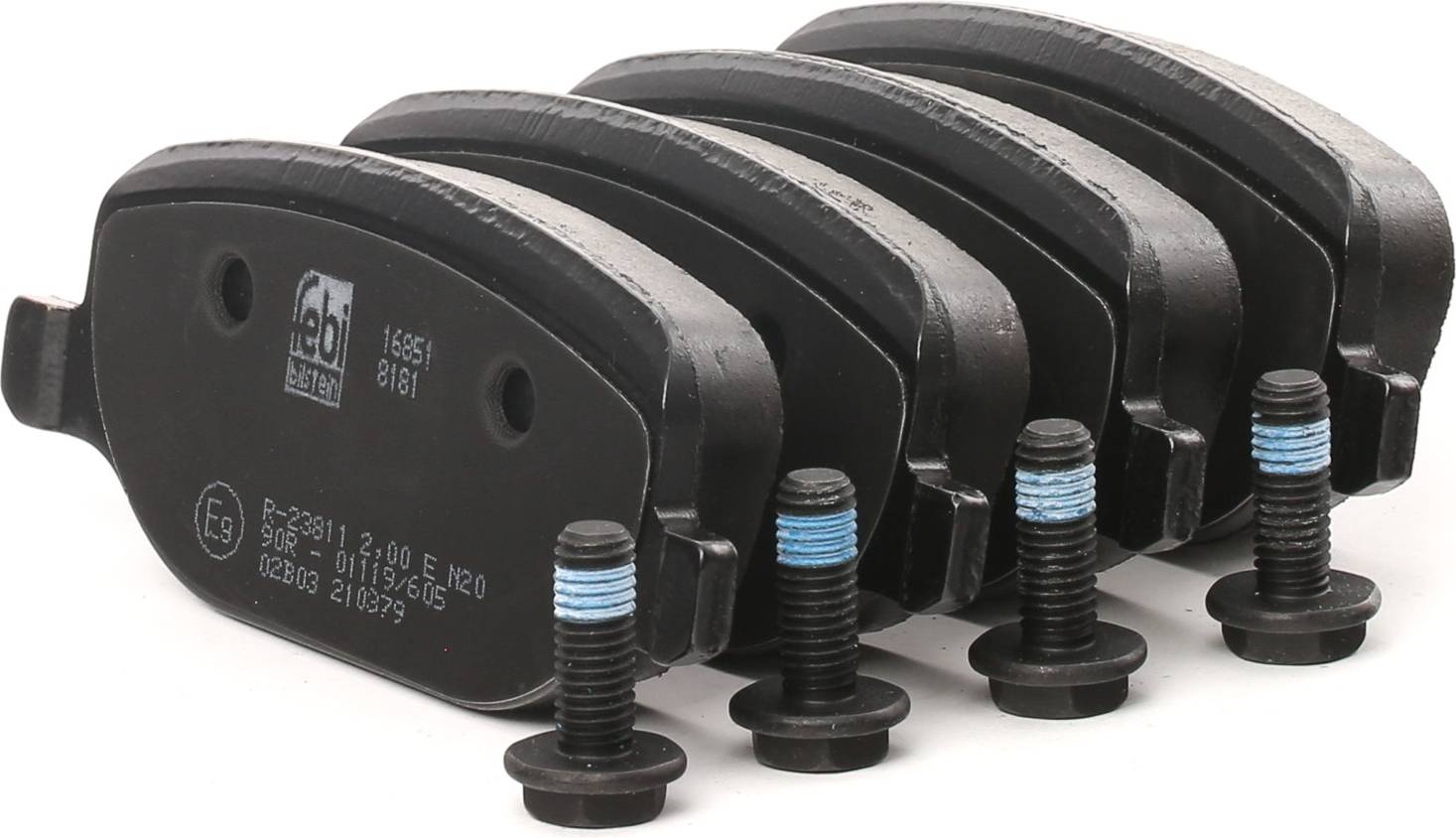 FEBI BILSTEIN Brake Pad Set 16851 Rear Axle