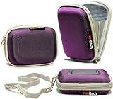 Navitech Purple Camera Case for Ishare Mini Digital 2.8 Inch