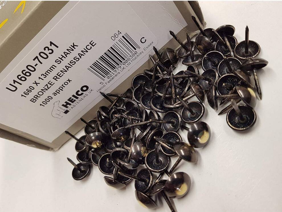Heico Bronze Renaissance upholstery nails.