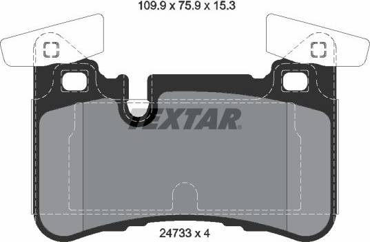 Textar Brake Pad Set