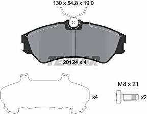 Textar Brake Pad Set