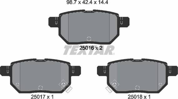 Textar Brake Pad Set