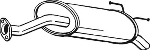 Bosal 30.023 Rear Silencer
