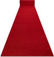 RUGSX Runner karmel Plain Red