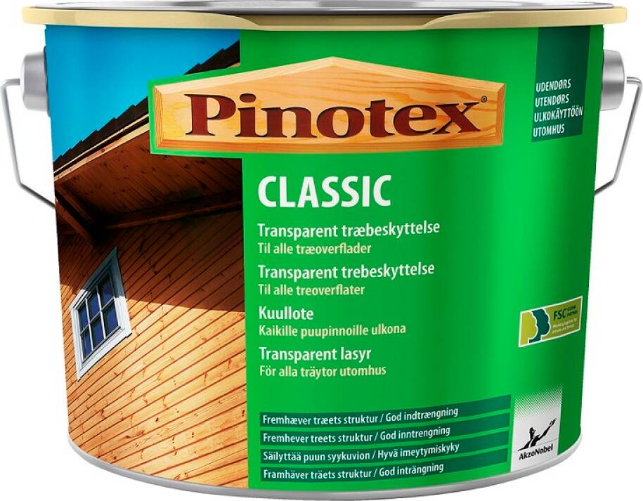 Pinotex træbeskyttelse Classic imp.
