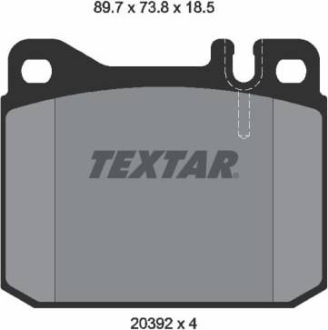 Textar Brake Pad Set