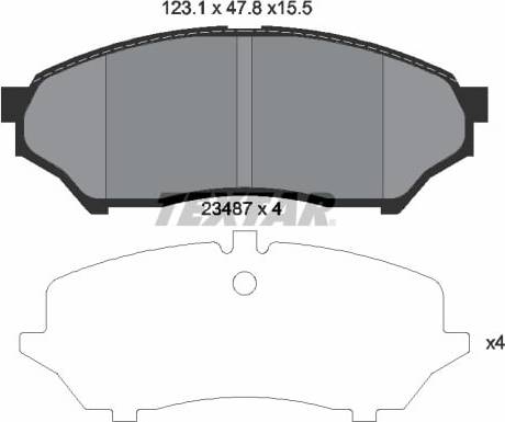 Textar Brake Pad Set