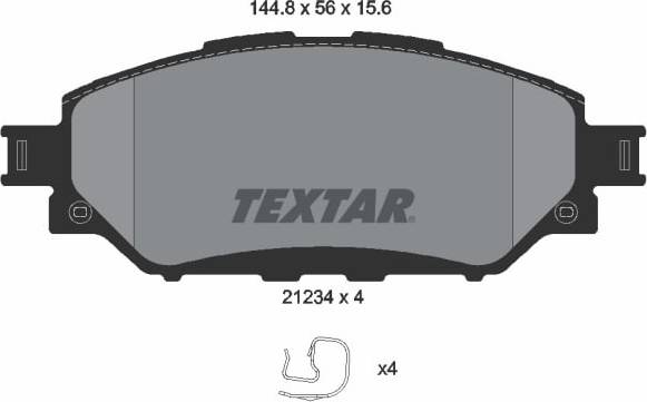 Textar Brake Pad Set