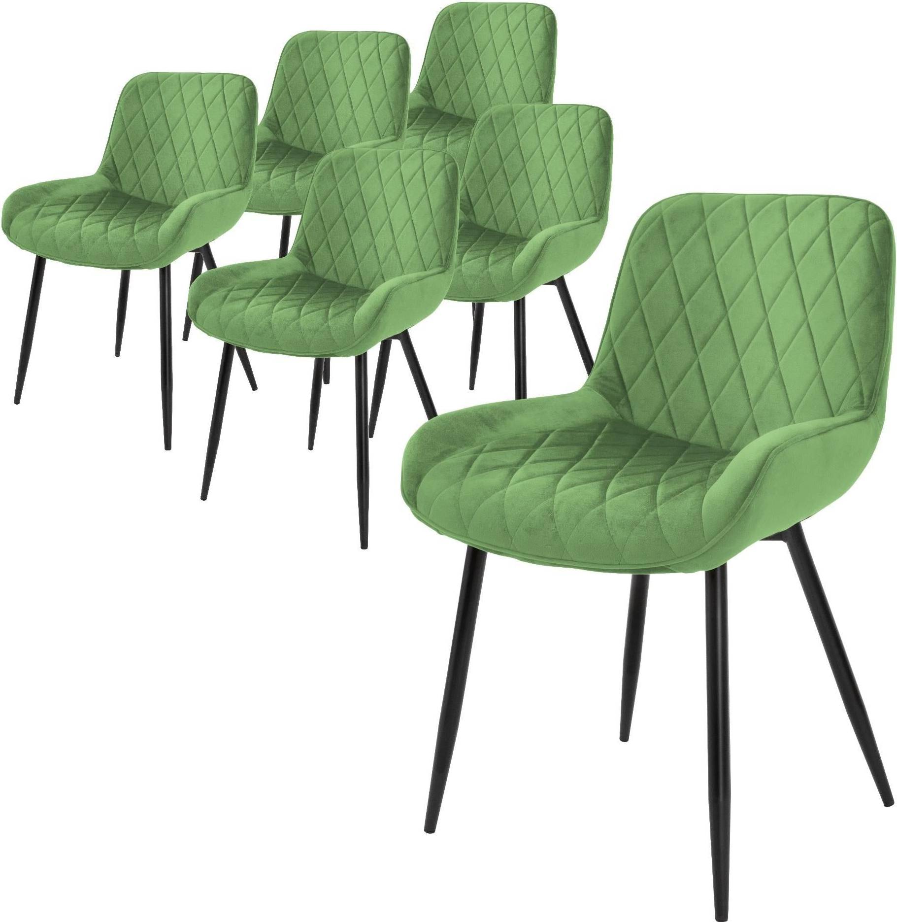 Mana ML Design 6er-Set Mana Esszimmerstuhl 2Stk.
