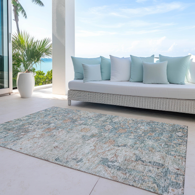 Addison Rugs Machine Washable Green