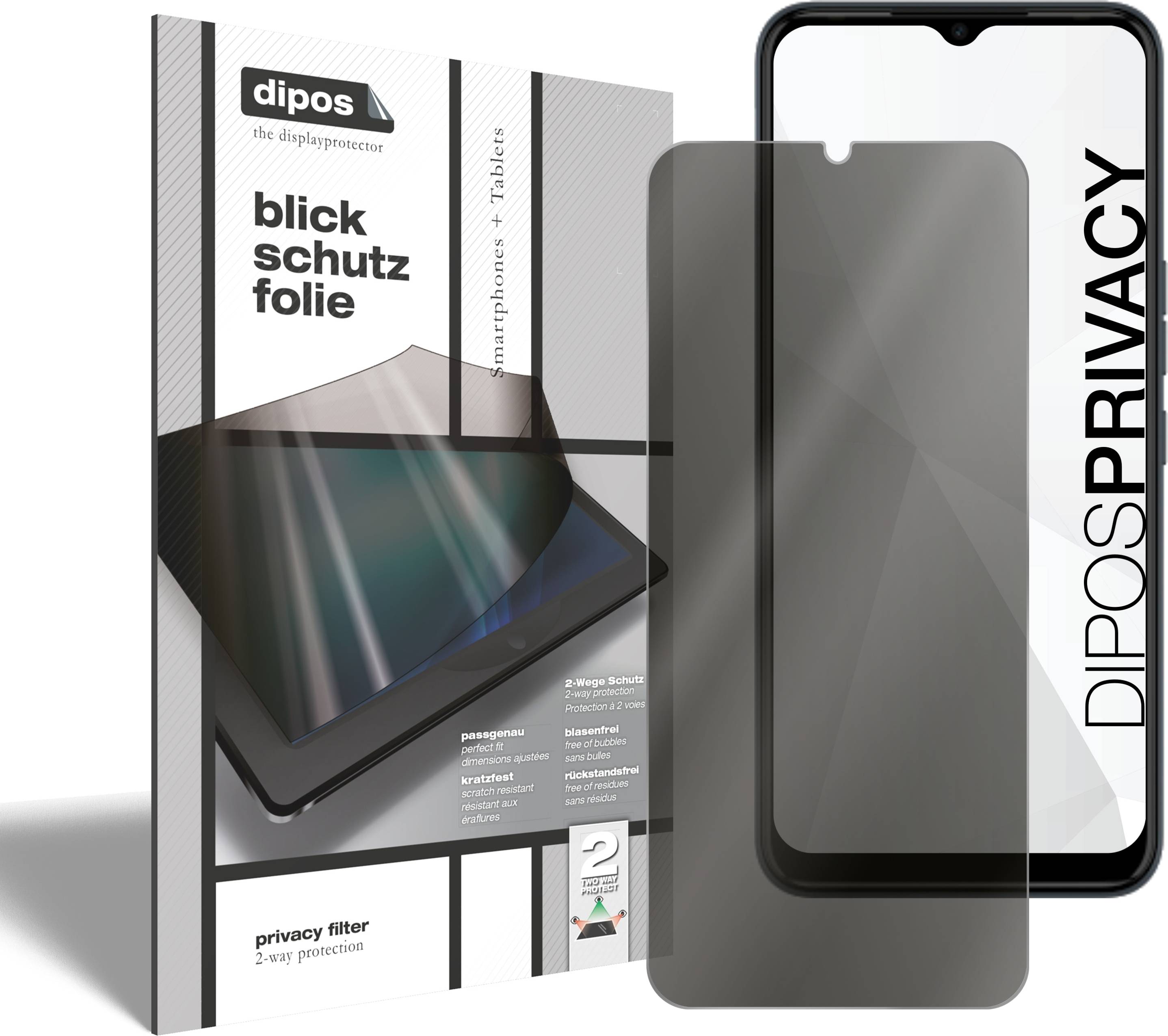 Dipos Tecno Spark 8 Privacy Filter Screen Protector