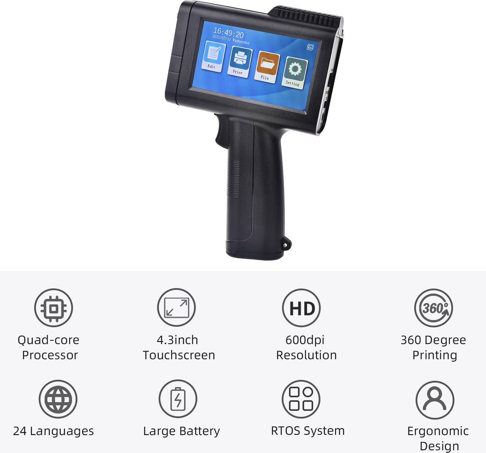 Tomtop Jms Portable HD Handheld Intelligent