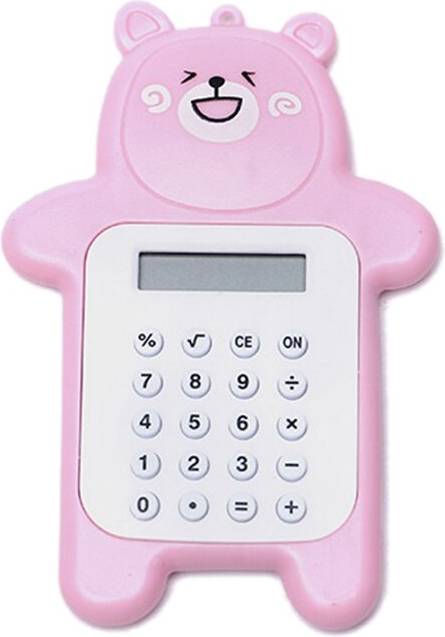 Mini Kalkylator 8 Tecken - Rosa